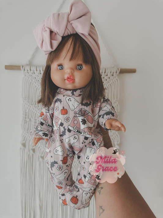 Minikane Ghosts Sleeper Outfit