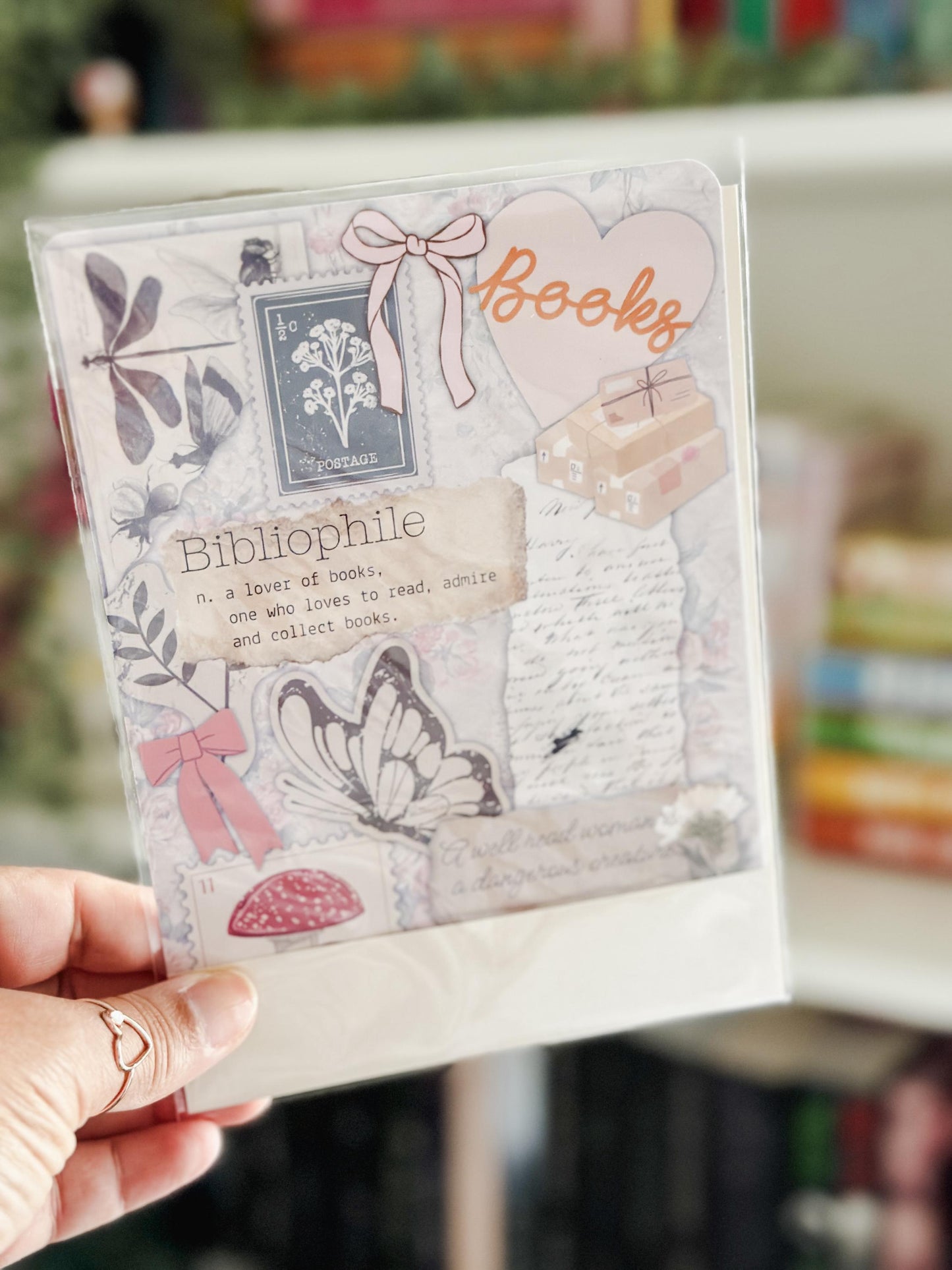 Bookish Vintage Butterfly Kindle Case Insert |E-book Accessories | Girly E-reader | Bookish | Books| Readers