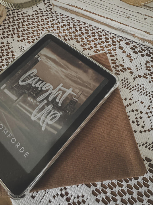 Brown Floral Fabric Kindle Sleeve| Kindle Pouch | Padded E-Reader Cover| Kindle Paperwhite & Colorsoft Sleeve| Bookish Gift for Readers