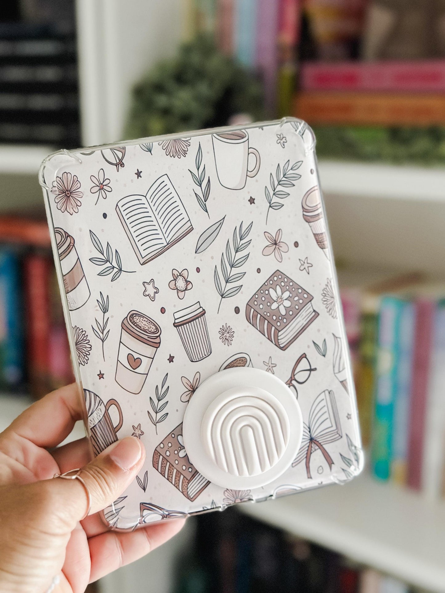 Bookish Coffee Kindle Case Insert | E-reader Accessories | E-book decor | Reader | Books
