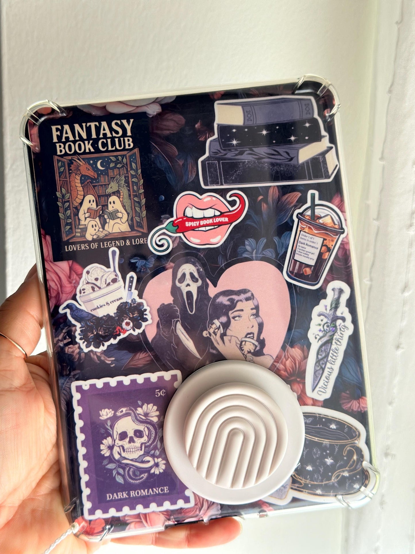 Spicy Halloween Fall Kindle Case Insert | E-reader Accessories | E-book| Colorsoft Case | Read| Smut | Scary Reading