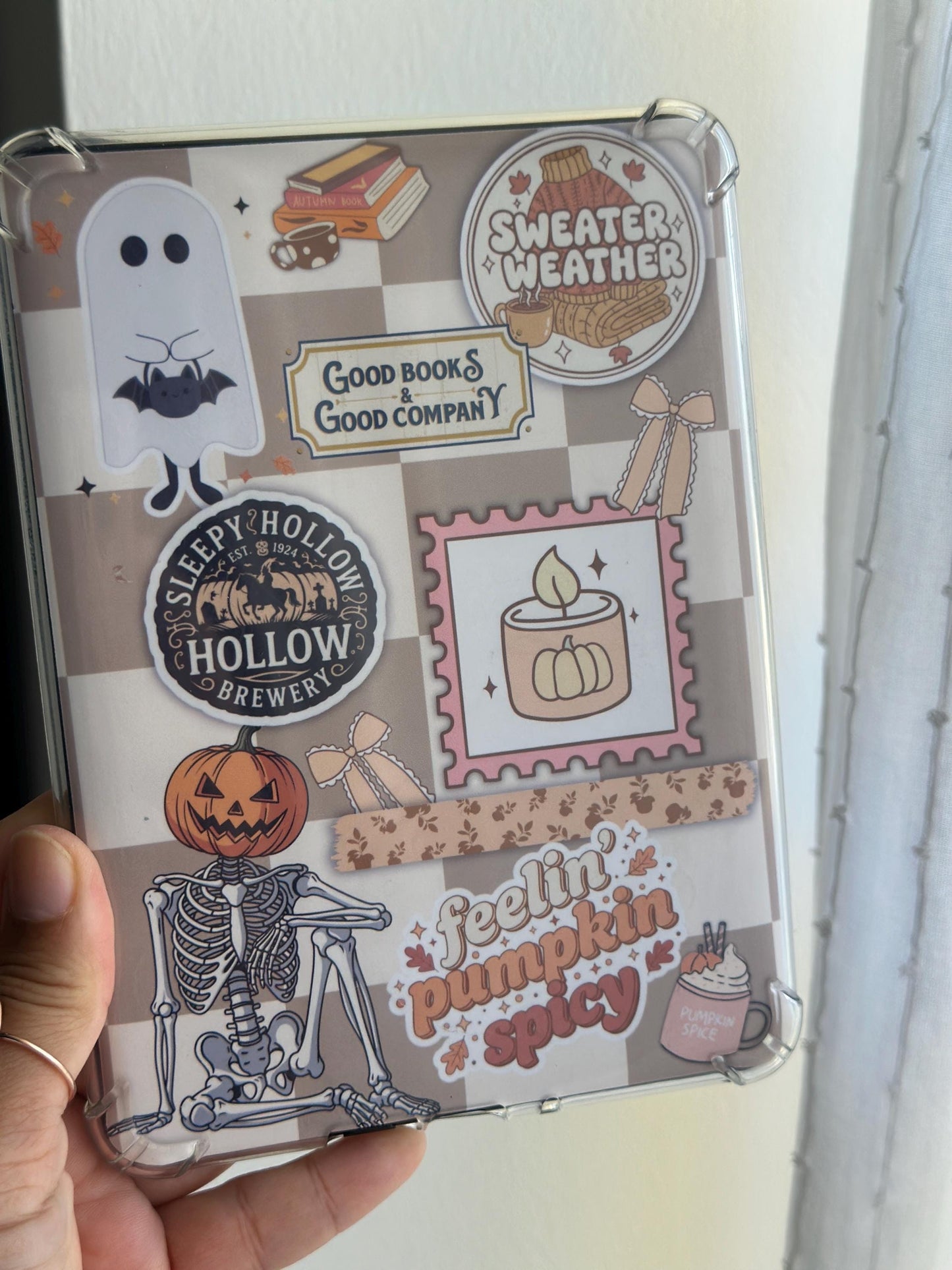 Sleepy Hollow Halloween Kindle Case Insert | E-reader Accessories | Ebook Spooky | Bookish | Books