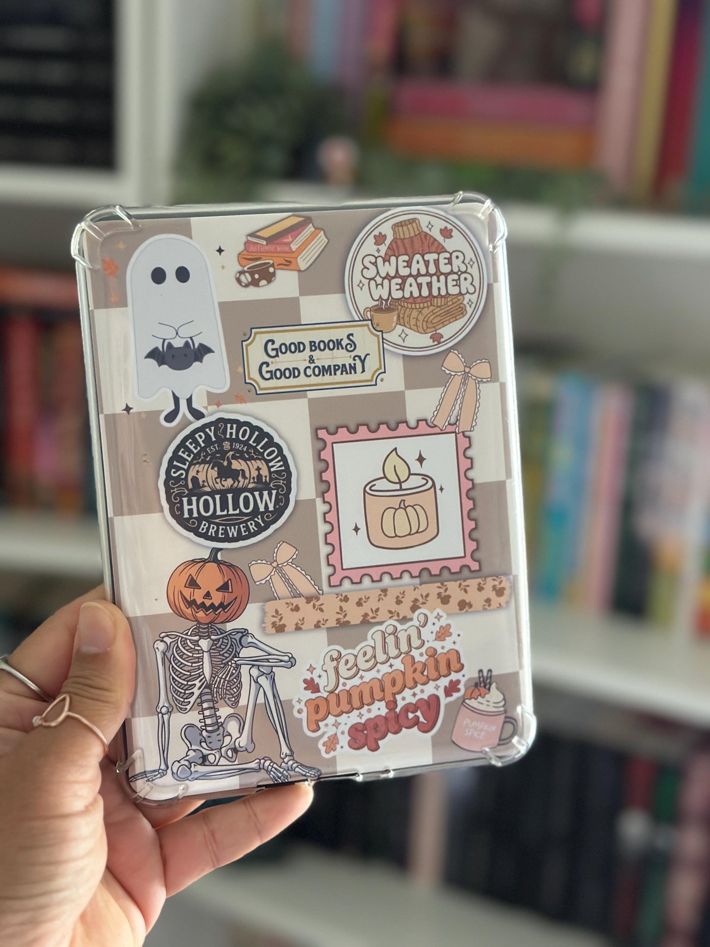 Sleepy Hollow Halloween Kindle Case Insert | E-reader Accessories | Ebook Spooky | Bookish | Books