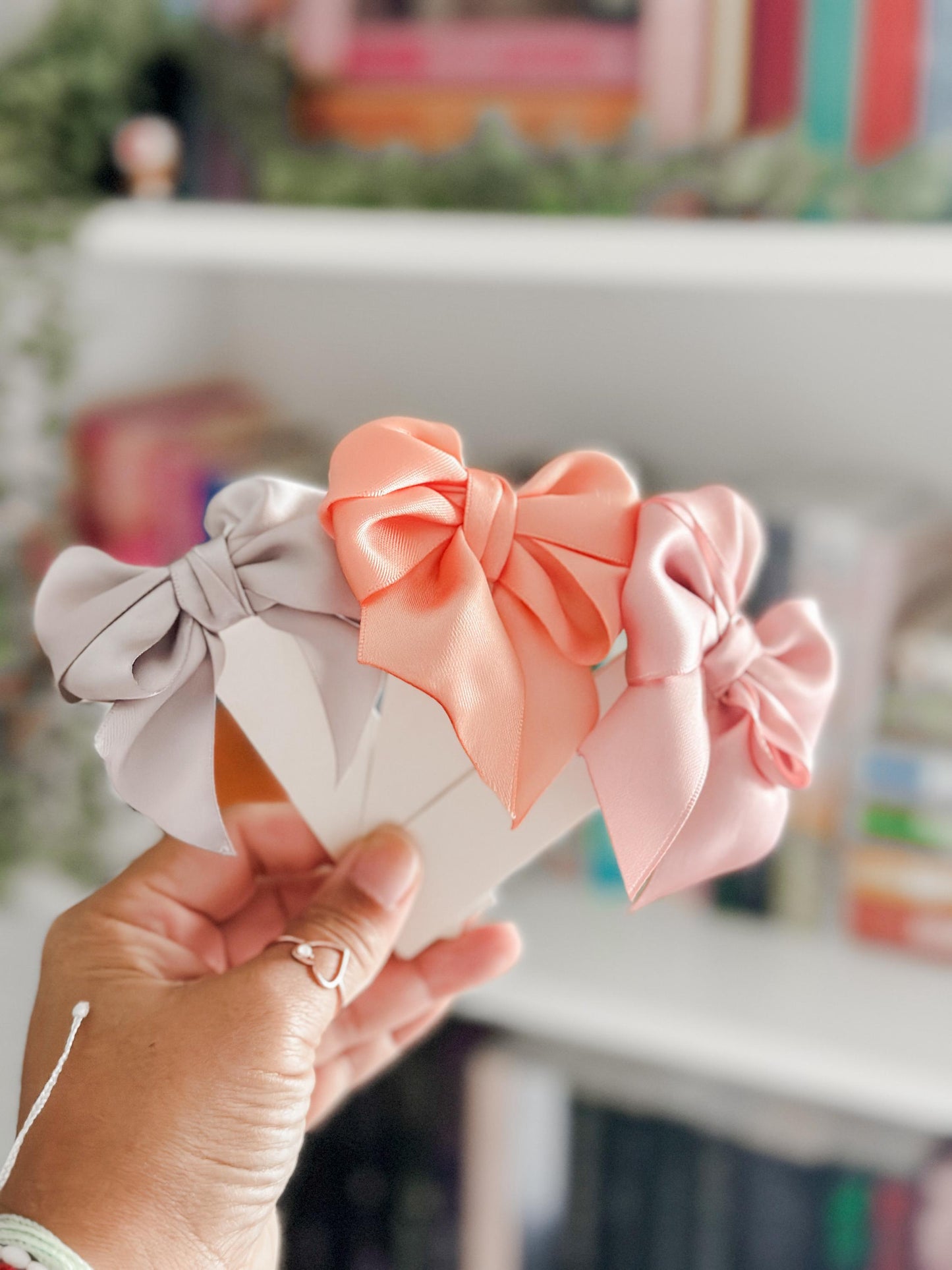 Elegant Bow Bookmarks | Satin & Lace Ribbon Bookmarks | Handmade Gift for Readers | Bookish Gift | Romantic Bookish Item