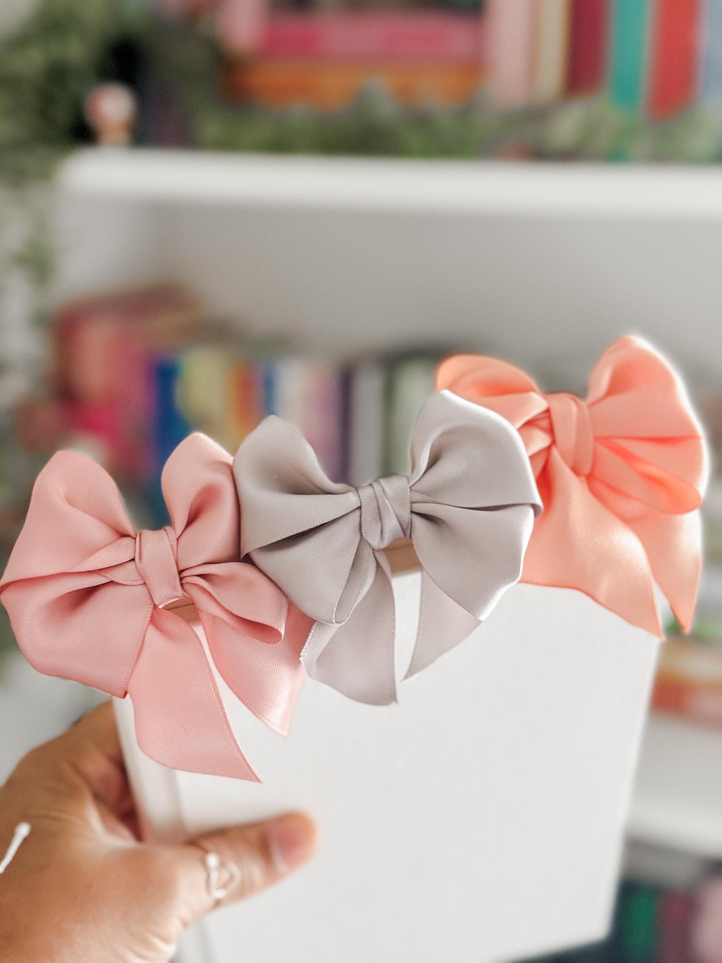 Elegant Bow Bookmarks | Satin & Lace Ribbon Bookmarks | Handmade Gift for Readers | Bookish Gift | Romantic Bookish Item